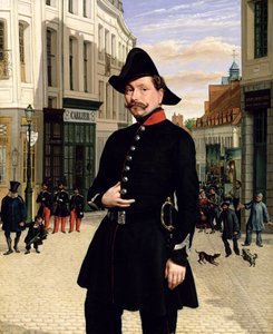 Portrett av en politimann i Douai i 1848